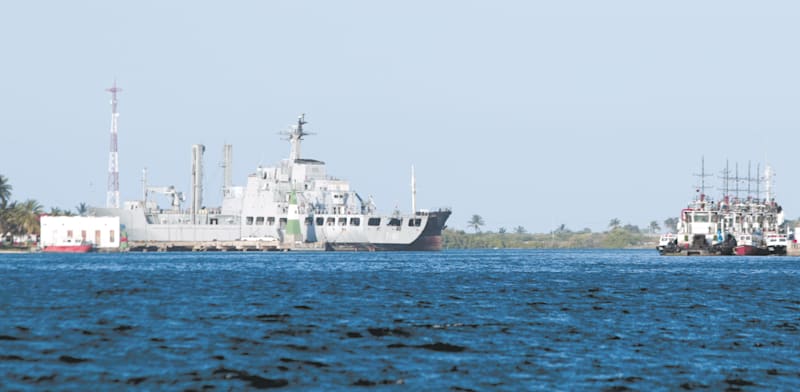 "כוננות בוונצואלה עקב נוכחות הצי האמריקאי בים הקריבי / צילום: Reuters, Juan Carlos Hernandez"