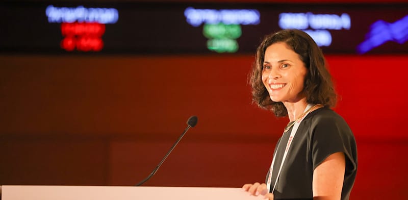 "מיקה מזור בכנס החברות המשפחתיות / צילום: שלומי יוסף"