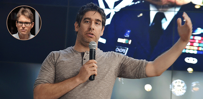 "ניר צוק ובן פסטרנק (בעיגול), מנכ''ל ובעלים קבוצת Aman / צילום: תמר מצפי ניר אלון"