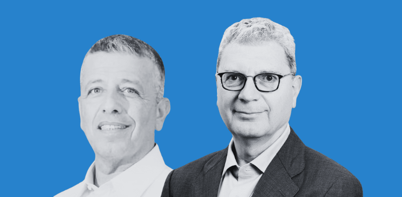 מימין: איציק עוז, יו''ר הפניקס סוכנויות, ואורן כהן, מנכ''ל הסוכנויות / צילום: עומר עוז, נעם מורנו
