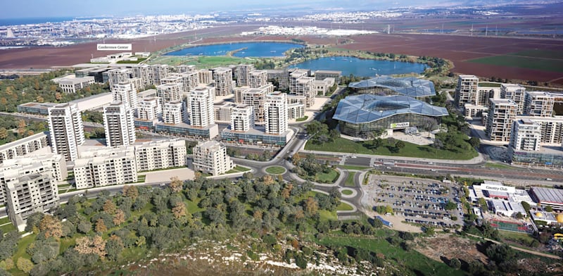 "הדמיה של הפרויקט המתוכנן בנשר / צילום: כלל תעשיות"