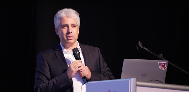 "אסף אלדר, סמנכ''ל ראש החטיבה הבנקאית בנק דיסקונט, בכנס צמיחת הקיבוצים / צילום: כדיה לוי"