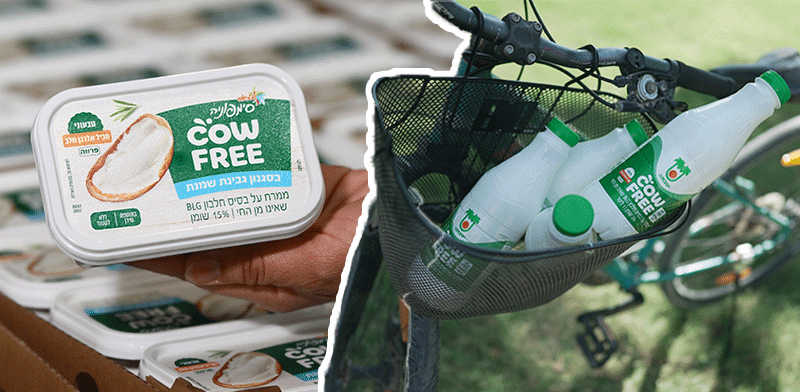 "סדרת מוצרי CowFree של שטראוס / צילום: טל אגסי, פלג אלקלעי"