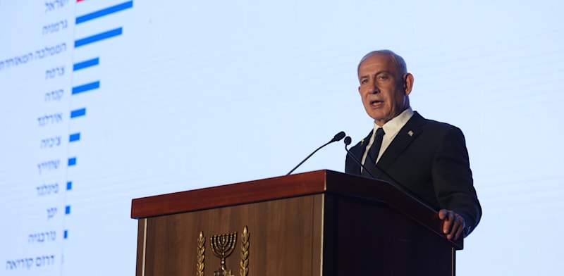 "ראש הממשלה בנימין נתניהו בכנס השנתי של אגף החשב הכללי באוצר / צילום: תדמית הפקות"