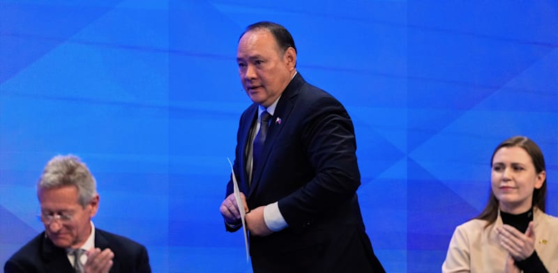 "שר ההגנה הפיליפיני, ג'יבו טאודורו / צילום: ap, Anupam Nath"