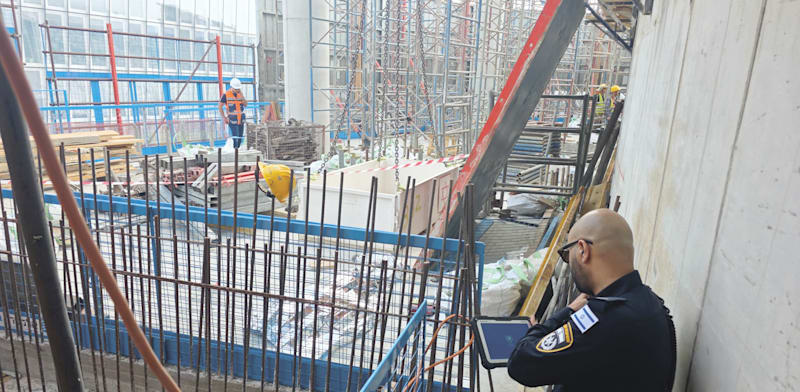 "תאונה במלון שרונה של נצבא בתל אביב / צילום: דוברות המשטרה"