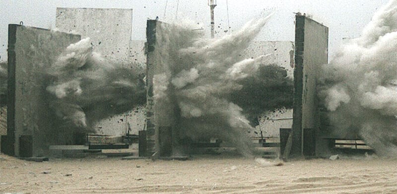 "פצצת MPR 500 חודרת קירות בטון של אלביט / צילום: אלביט מערכות"