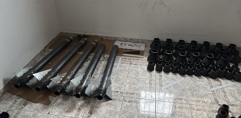 אמצעי הלחימה שאיתרו כוחות צה''ל / צילום: דובר צה''ל