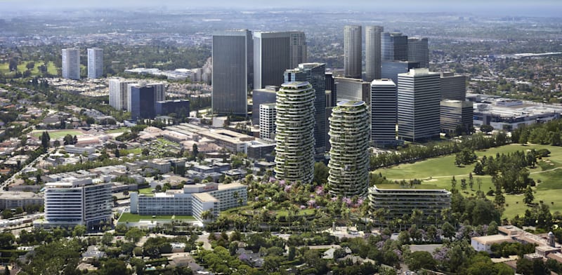 פרויקט One Beverly Hills. מחירי הדירות יתחילו ב־20 מיליון דולר / הדמיה: Reuters, dbox / Foster, Partners/Cover