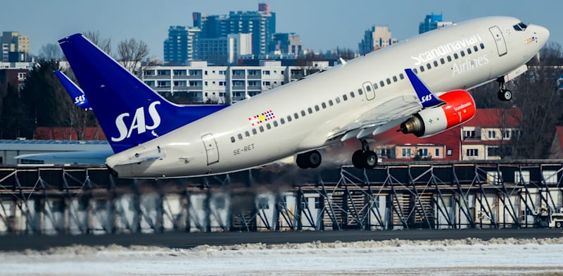 "מטוס של SAS. החברה תשוב לישראל לאחר 9 שנים / צילום: Shutterstock"