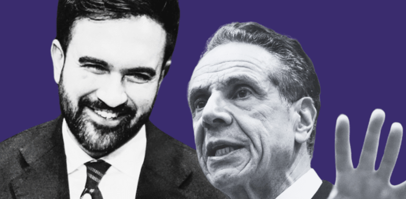 "אנדרו קואומו וזוהראן ממדאני. מי ינצח בבחירות בניו יורק? / צילום: AP, Frank Franklin"