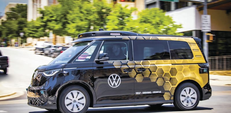Mobileye/VW Robotaxi credit: PR