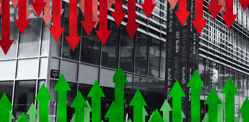 "מגמות מנוגדות בבורסה / צילום: שוק ההון והשקעות"