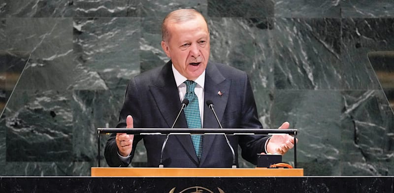 "נשיא טורקיה ארדואן / צילום: ap, Richard Drew"