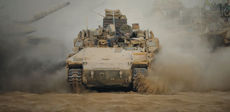 "צה''ל נסוג מעזה. יום שישי / צילום: ap, Emilio Morenatti"