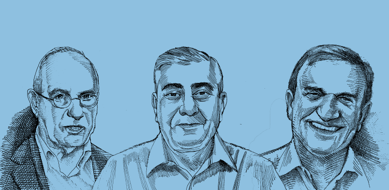 צדיק בינו, יגאל דמרי, שלמה אליהו / איור: גיל ג'יבלי