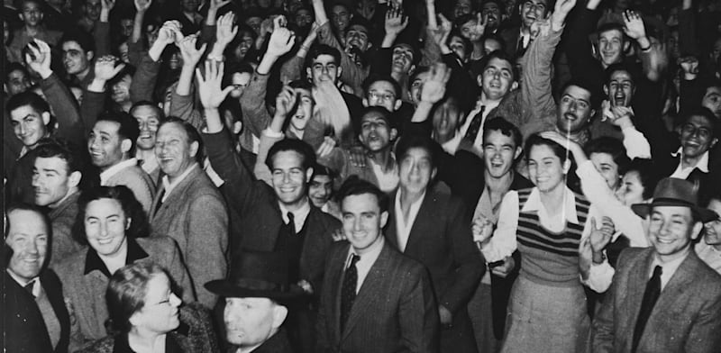 "חגיגות בתל אביב בכ''ט בנובמבר. פשרה טריטוריאלית לא הייתה אופציה, היא הייתה תנאי / צילום: הנס פין"