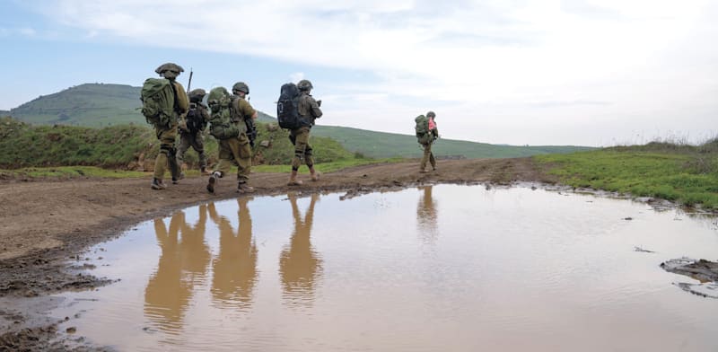 חיילי מילואים בצפון הארץ / צילום: דובר צה''ל