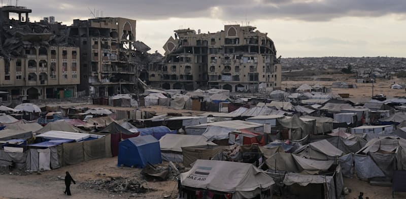 "חאן יונס שברצועת עזה / צילום: ap, Jehad Alshrafi"
