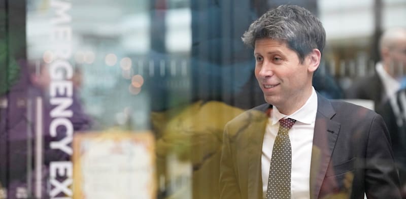 "סם אלטמן, מנכ''ל OpenAI / צילום: ap, Aurelien Morissard"