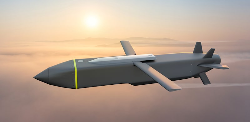 "טיל שיוט מסוג Storm Shadow באוויר / צילום: Shutterstock, Sergey Dzyuba"