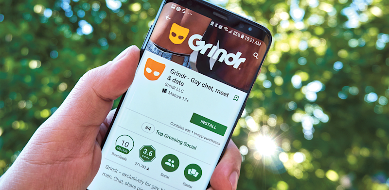 "אפליקציית גריינדר / צילום: Shutterstock"