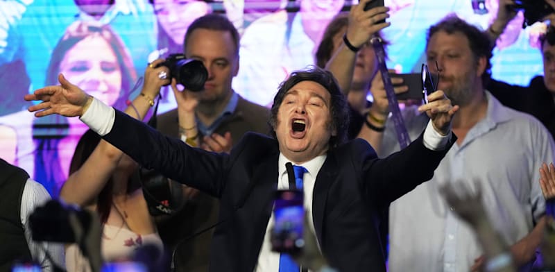 "נשיא ארגנטינה, חאבייר מיליי / צילום: ap, Rodrigo Abd"