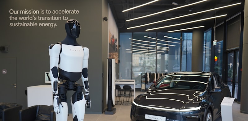 אולם התצוגה של טסלה במידטאון תל אביב / צילום: יח''צ