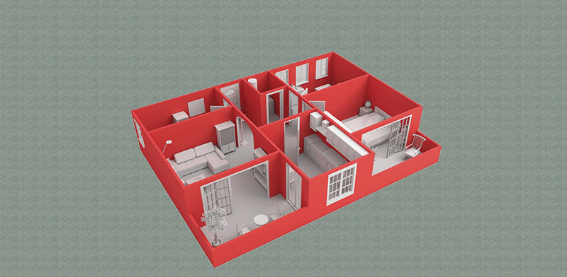 "החדר השנוי במחלוקת יישאר בדירת השכנים / צילום: Shutterstock"