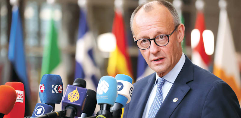 "קנצלר גרמניה, פרידריך מרץ / צילום: ap, Francois Walschaerts"