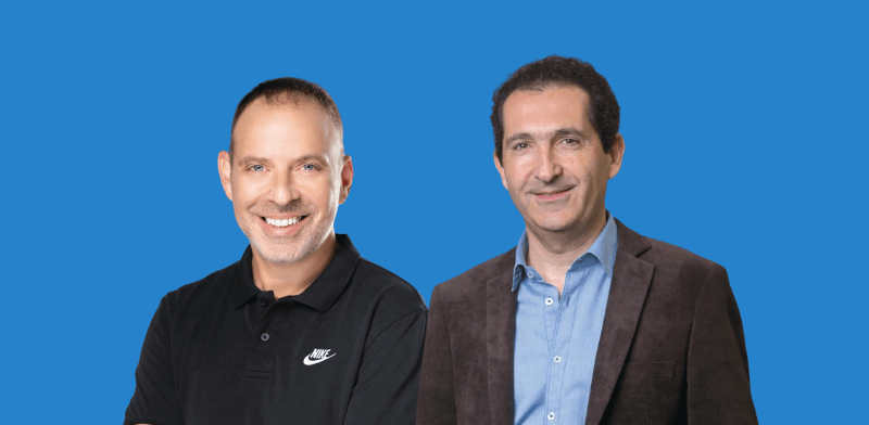 "פטריק דרהי, בעלי הוט מובייל, ואילן סיגל, מנכ''ל פלאפון / צילום: רמי זרנגר"