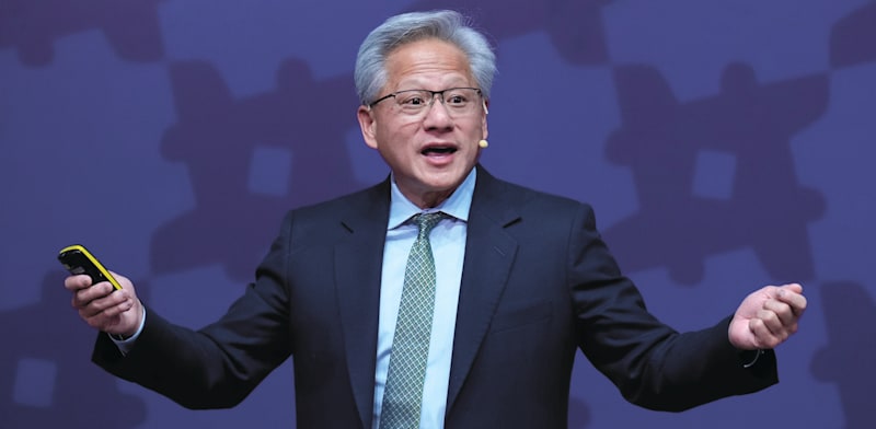 "מנכ''ל אנבידיה ג'נסן הואנג / צילום: ap, Ng Han Guan"