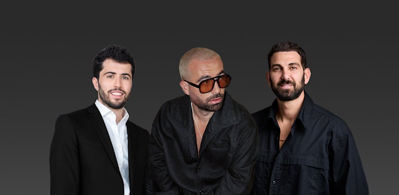 מאור מלול, עומר אדם ונסים גאון / צילום: עידן כהן, שי פרנקו