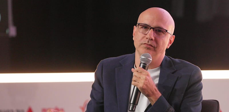 "נדב חנין, סמנכ''ל שיווק וחדשנות באל על, בוועידת ישראל לעסקים 2025 / צילום: כדיה לוי"