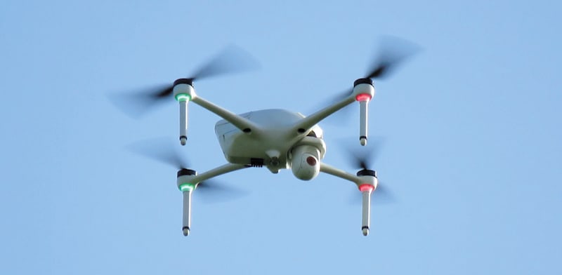 "רחפן של איירובוטיקס שאותה רכשה אונדס / צילום: יוני בן חיים"