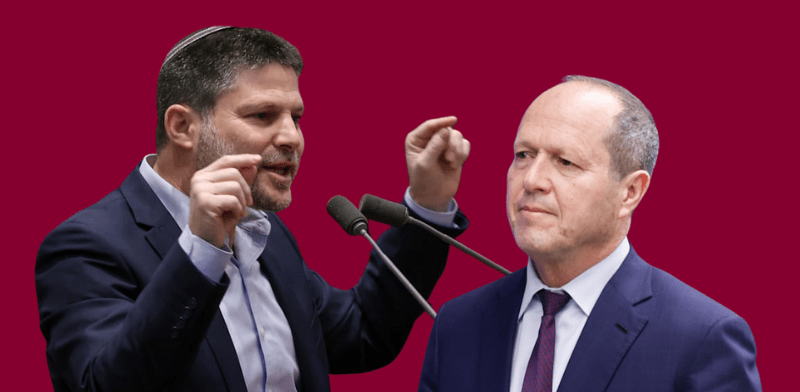 "שר הכלכלה ניר ברקת ושר האוצר בצלאל סמוטריץ' / צילום: נועם מושקוביץ - דוברות הכנסת"