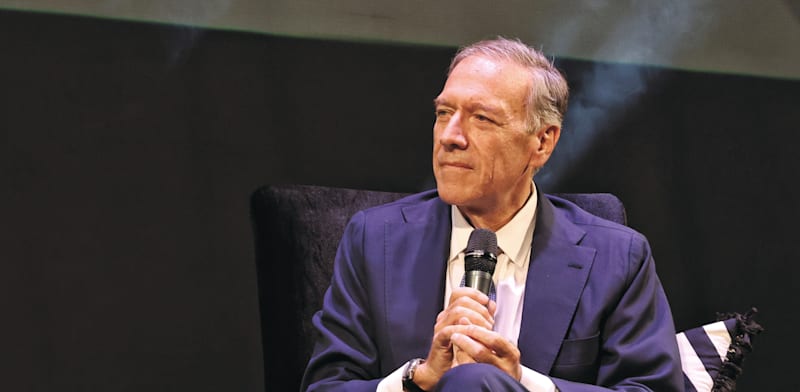 מייק פומפאו, מזכיר המדינה האמריקאי וראש ה־CIA לשעבר / צילום: Reuters, Nina Liashonok/Ukrinform