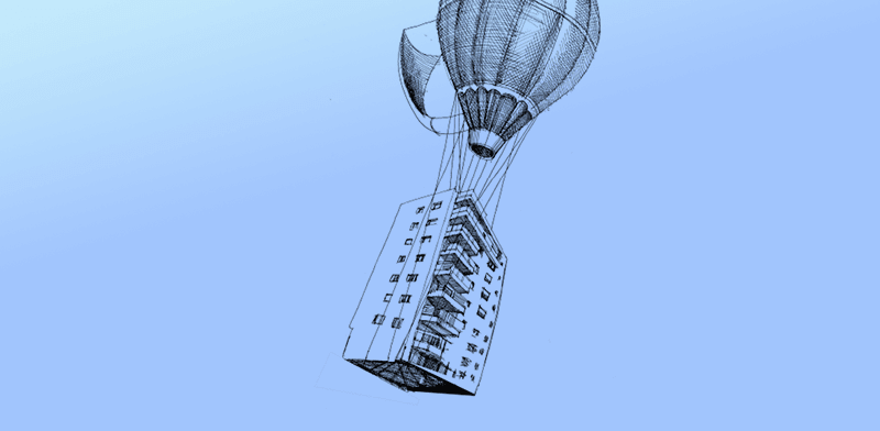 / צילום: תתר במבול תשקיפי הנדל''ן בבורסה בת''א / איור: גיל ג'יבלי"