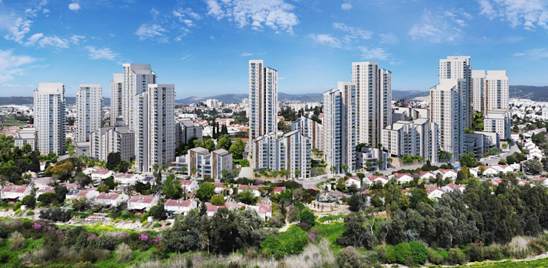 "מתחם הנרקיס, בית שמש - הדמיה / צילום: קסם הדמיות"