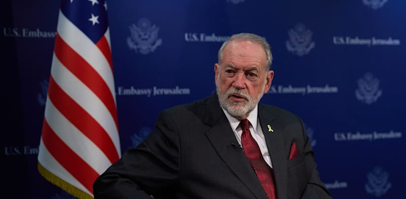 שגריר ארה''ב מייק האקבי / צילום: Ohad Zwigenberg