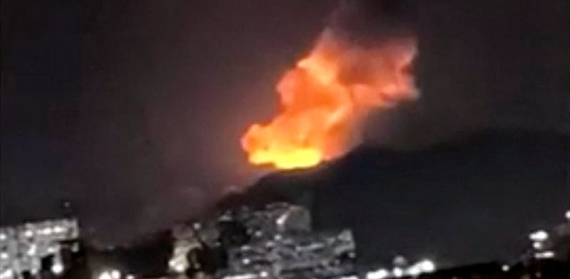 "קולות נפץ הבוקר בבירת ונצואלה / צילום: Reuters, REUTERS"