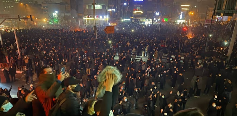 "הפגנות באיראן / צילום: Reuters, ZUMA Press Wire"