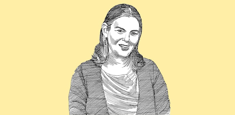 דפנה קולר, מקימת אינסיטרו / איור: גיל ג'יבלי