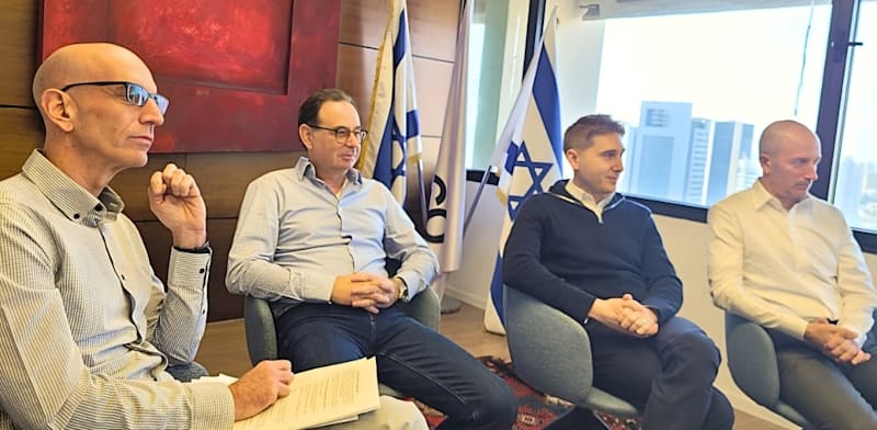 Dr. Ziv Preis, Gary Copelovitz, Eyal Peled, and Yaron Ben Horin credit: Gal Cohen