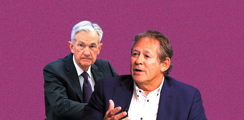 "ריק ריידר, מבכירי בלקרוק, וג'רום פאוול, יו''ר הפד היוצא / צילום: ap, Jacquelyn Martin,  Richard Drew"