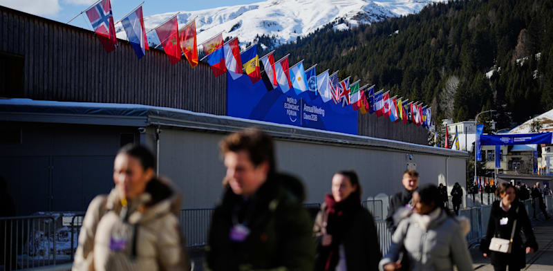 "פתיחת פורום דאבוס בשוויץ / צילום: ap, Markus Schreiber"