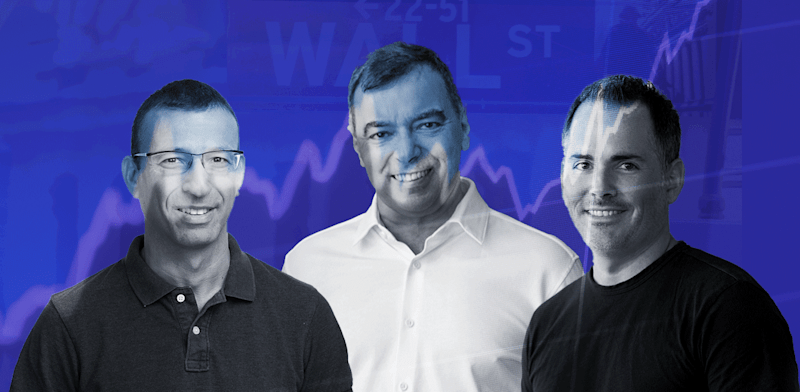 "מימין: מיכה קאופמן, אמנון שעשוע, קובי מרנקו / צילום: עומר הכהן, דויד גראב"