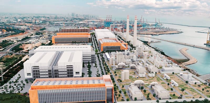 Impression of new power plant at Eshkol site in Ashdod  credit: Dalia Energy