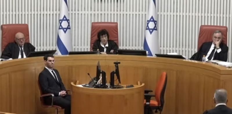 "דיון בבג"ץ בעתירות נגד החלטת הממשלה לסגור את גלי צה''ל / צילום: דוברות הרשות השופטת"