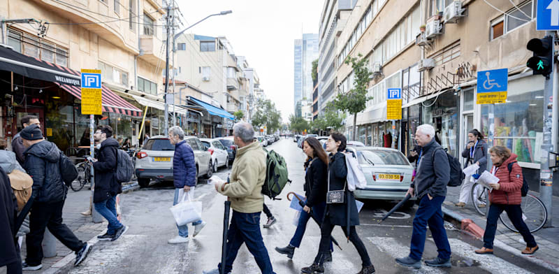 "סיור באלנבי בעקבות כנס תשתיות לעתיד של גלובס / צילום: כפיר זיו"